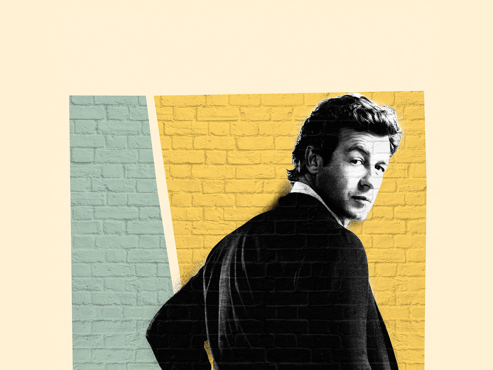 The Mentalist Patrick Jane Wall Painting Background