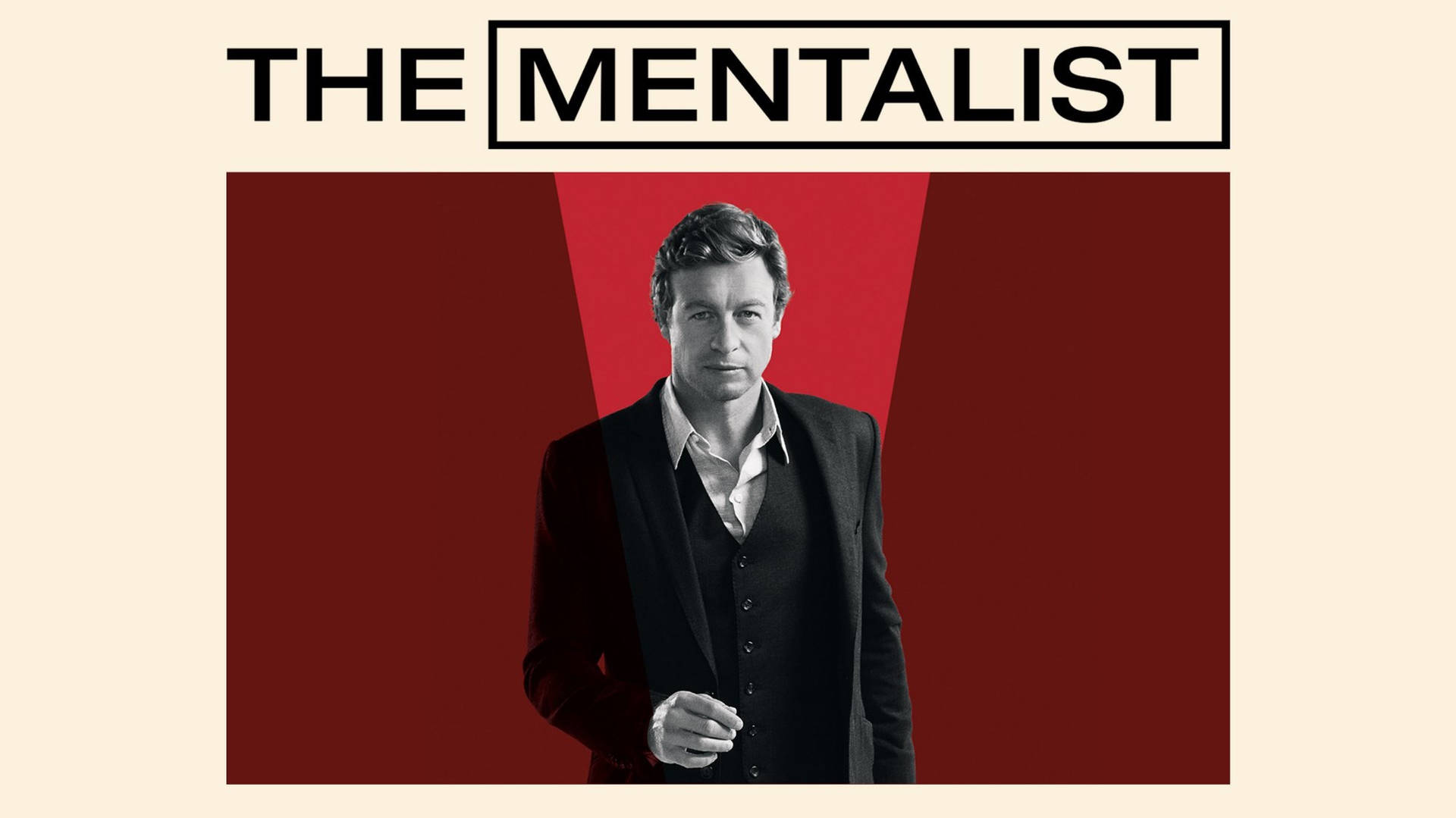 The Mentalist Television Series Poster With Simon Baker