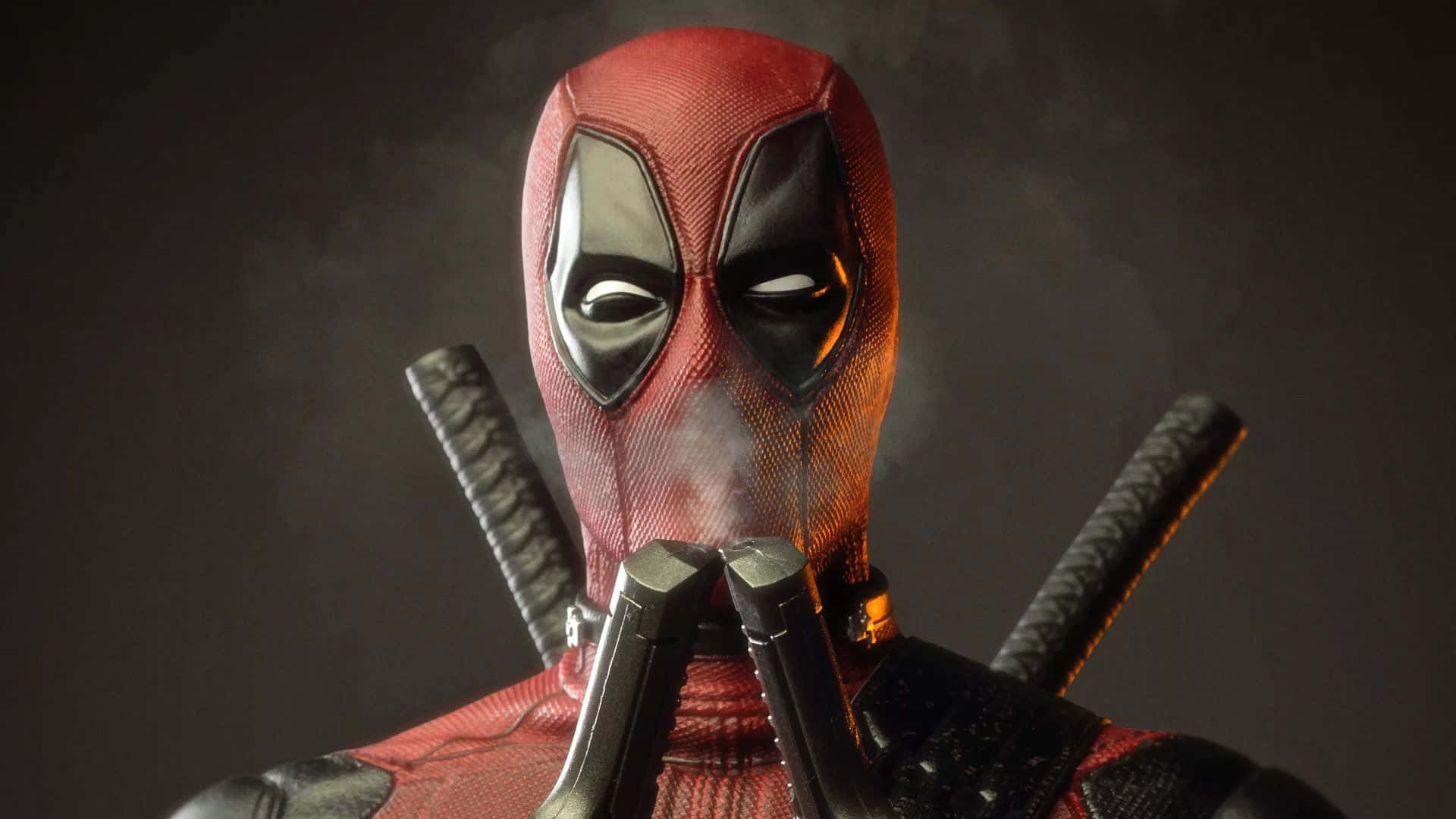 The Merc With The Mouth, Black Deadpool Background