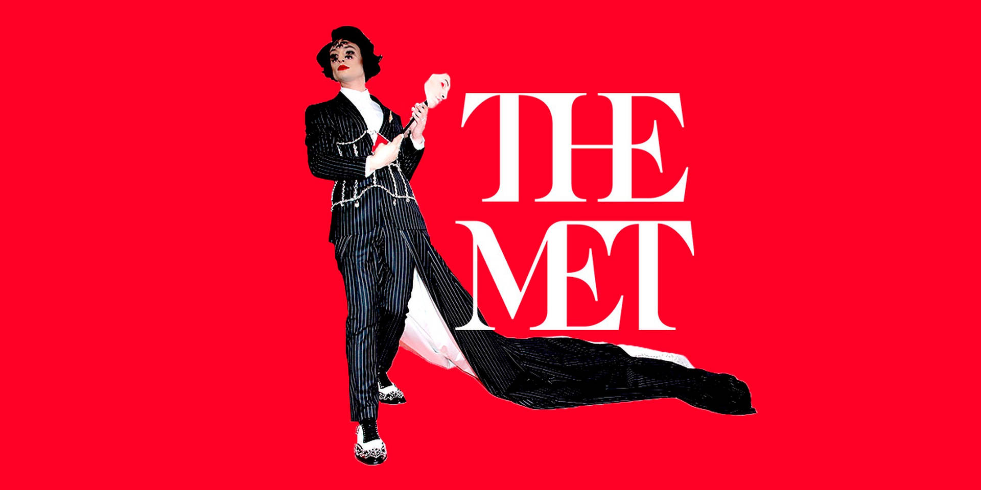 The Met Gala Ezra Miller Poster Background