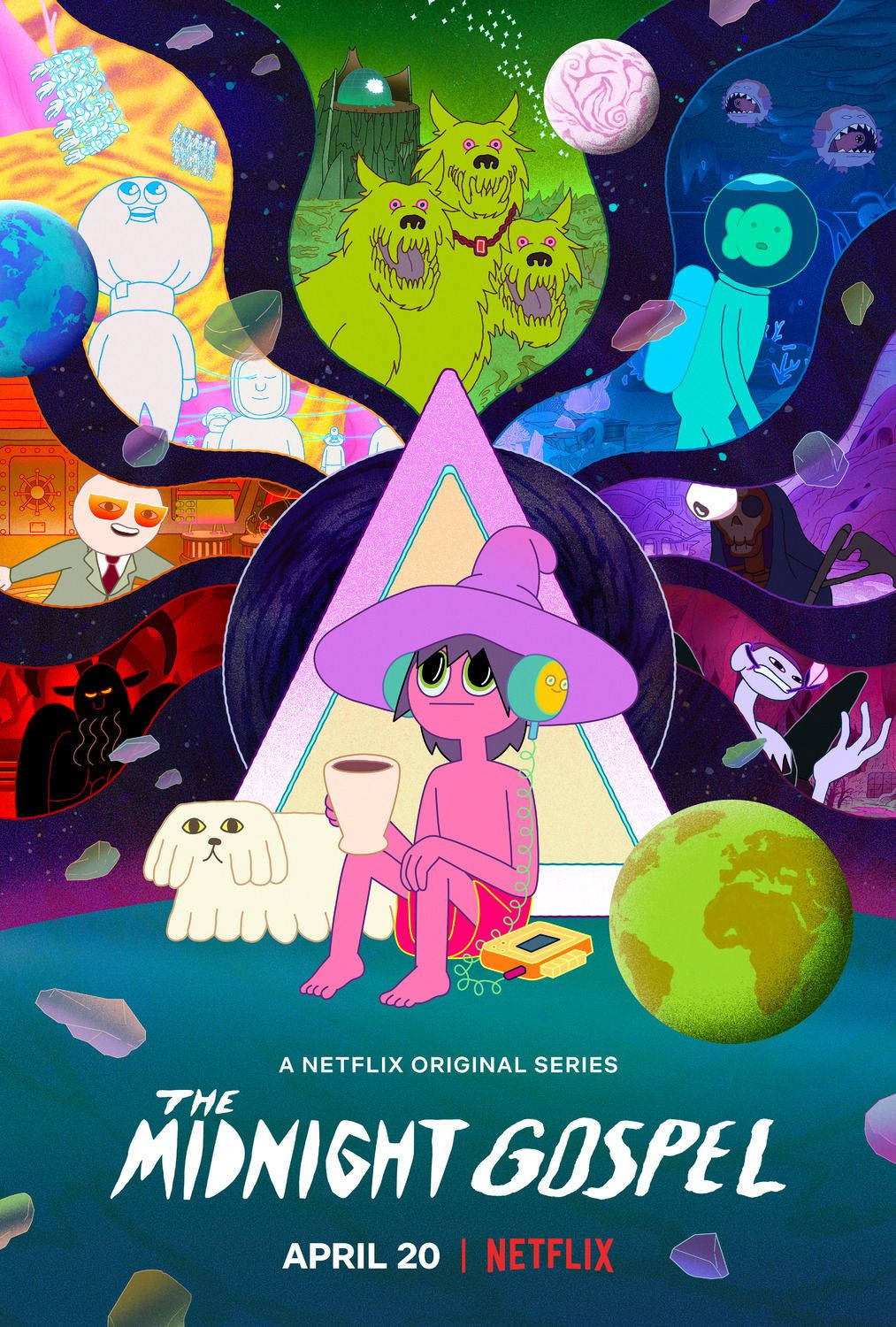 The Midnight Gospel Netflix Promotional Poster Background