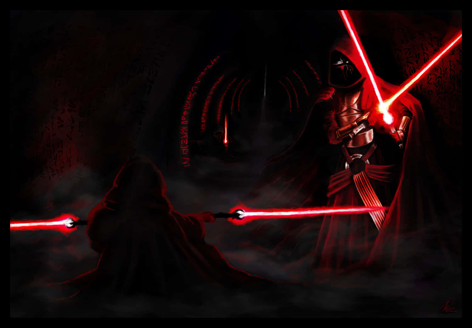 The Might And Power Of A Sith Lord Background