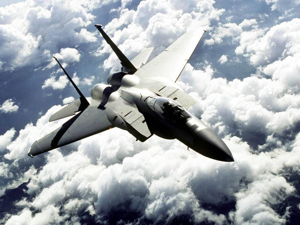 The Might Of Military Jets Background