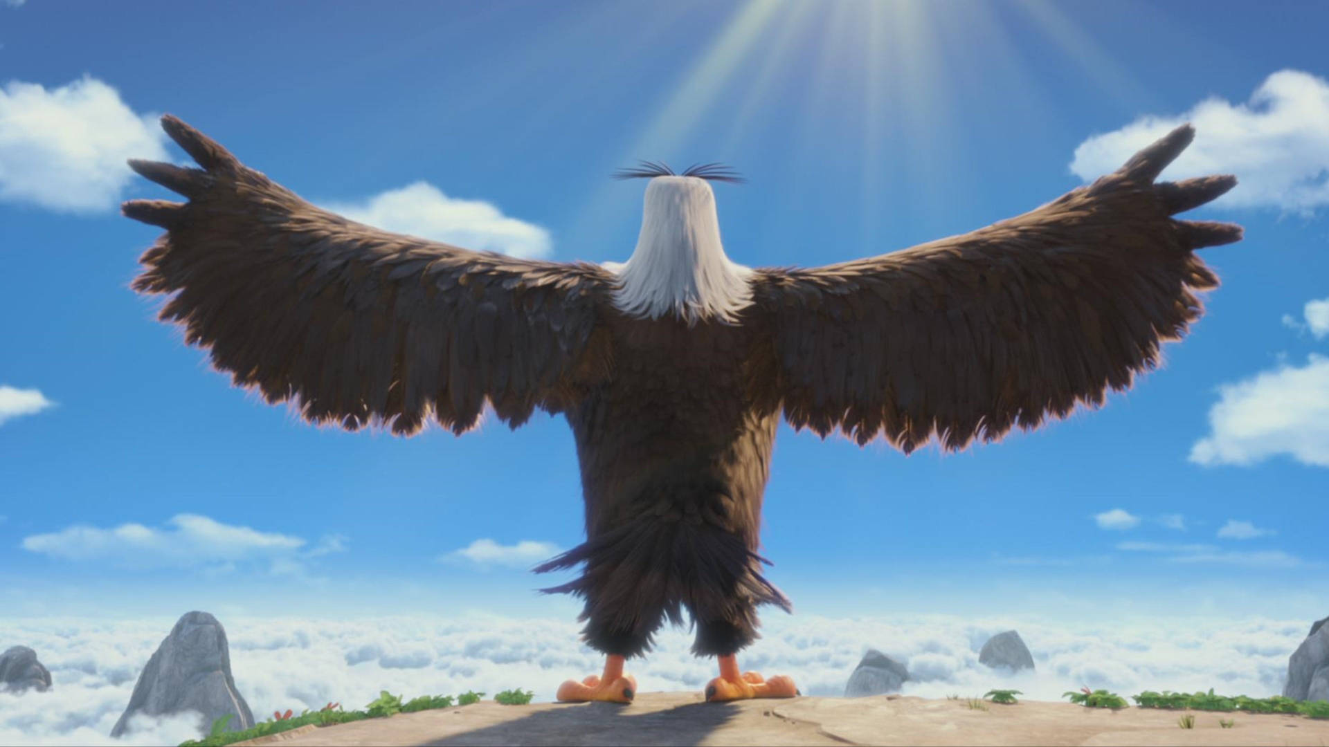 The Mighty Eagle From The Angry Birds Movie Background