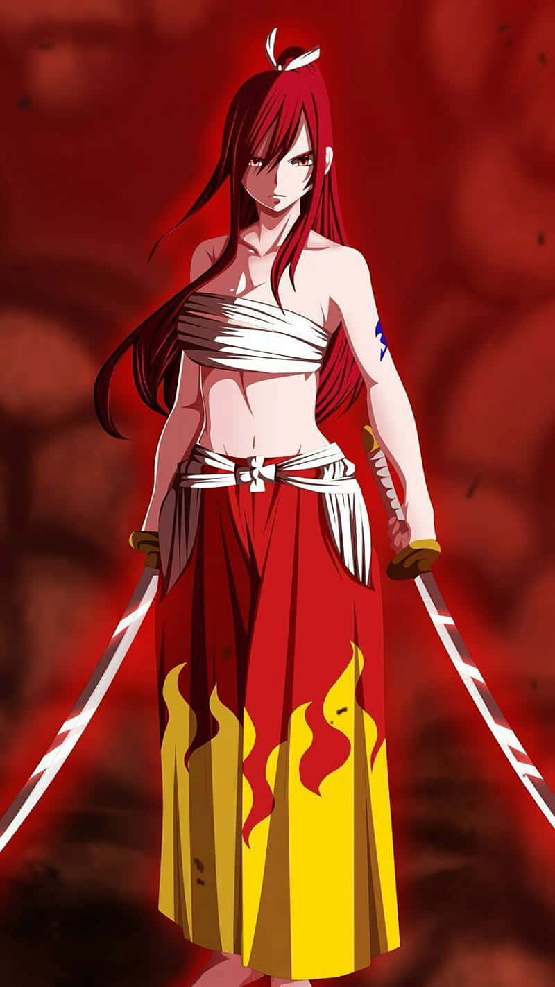 The Mighty Erza Scarlet Background