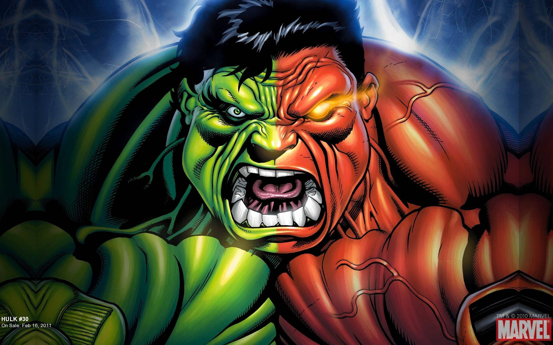 The Mighty Incredible Hulk Unleashed Background