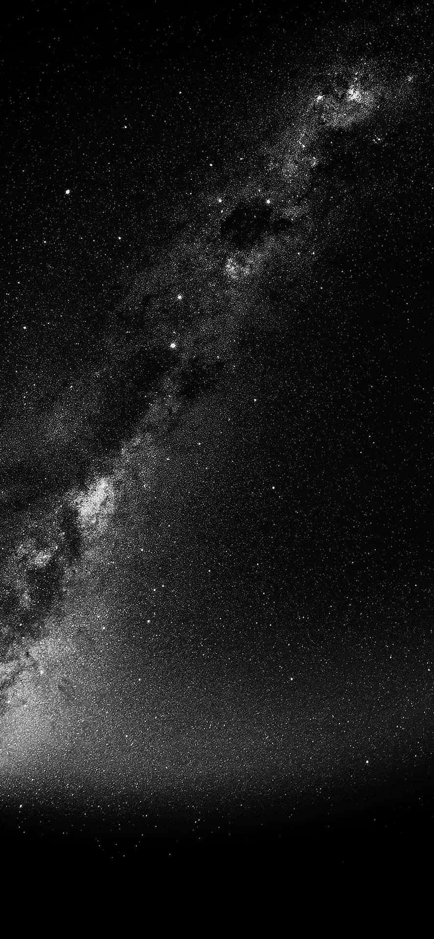 The Milky In The Night Sky Background