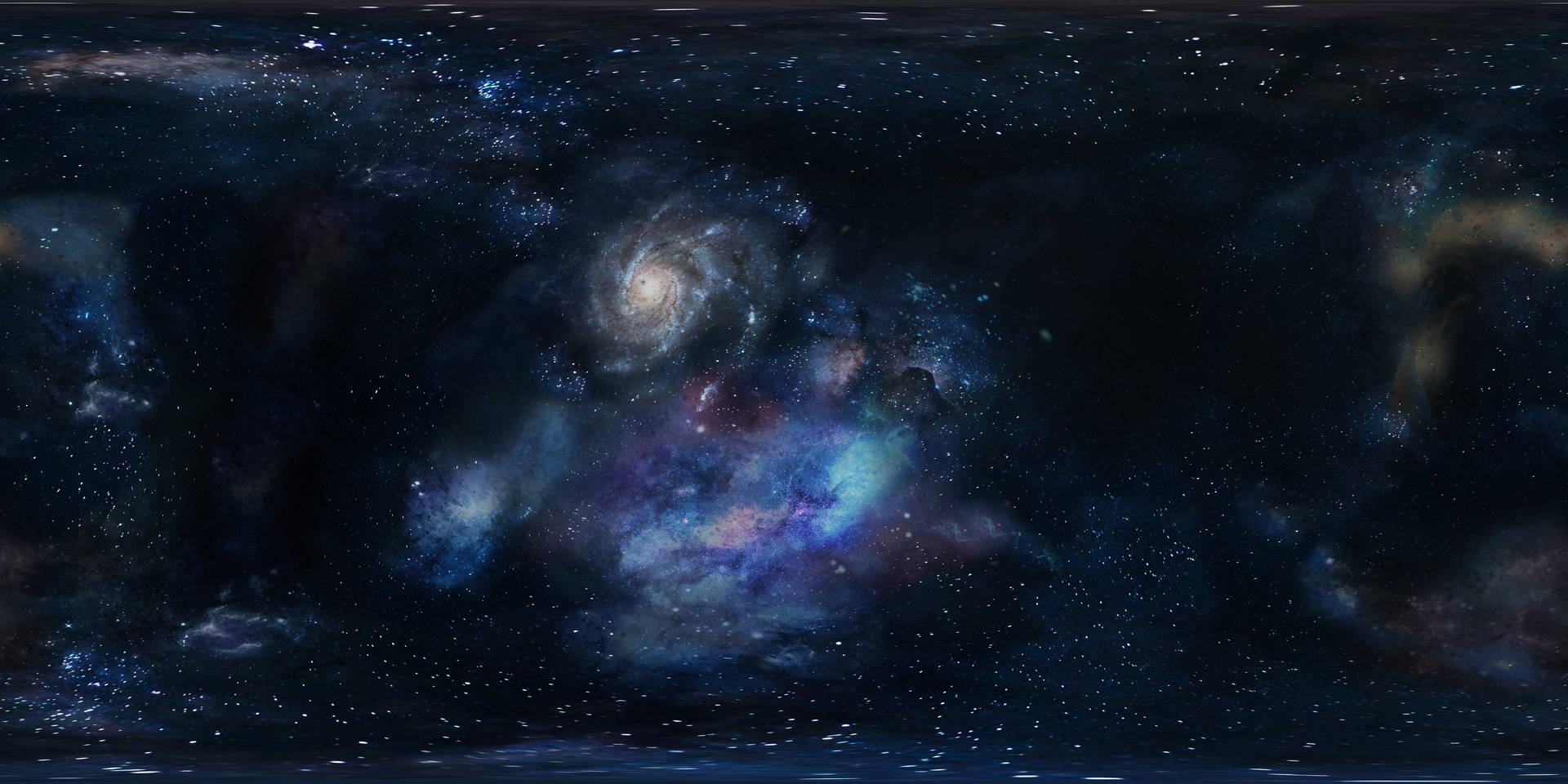 The Milky Way—a Mysterious And Mesmerizing Celestial Body Background