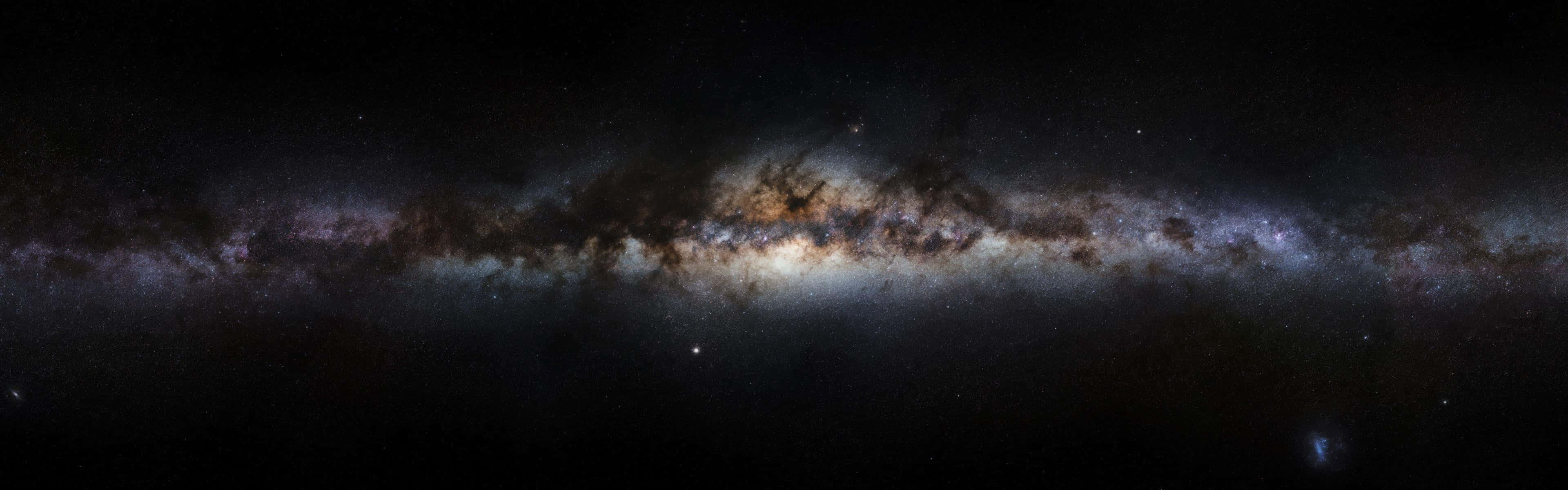The Milky Way Is Seen From Space Background