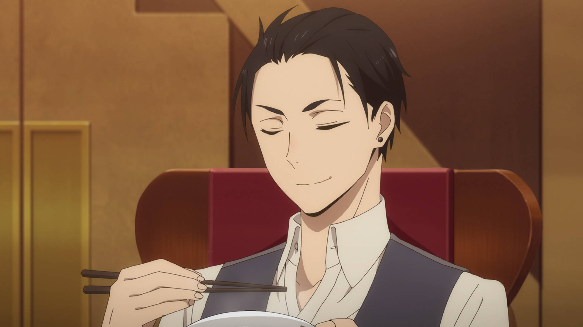 The Millionaire Detective Kambe Eating Happily