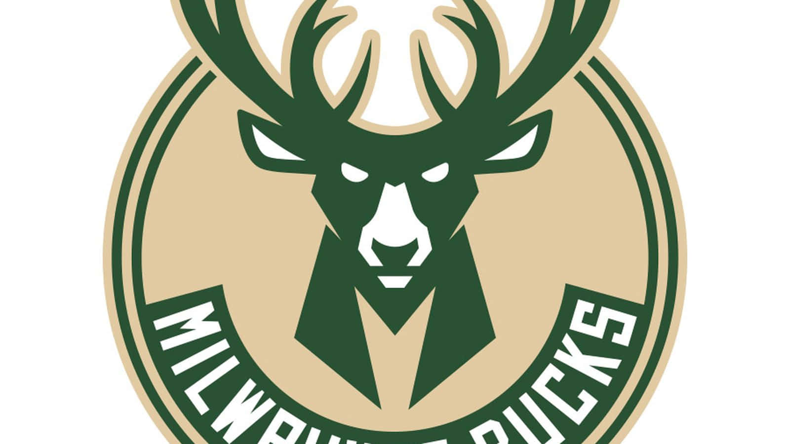 The Milwaukee Bucks Logo Emblazons The Team's Futuristic Look Background