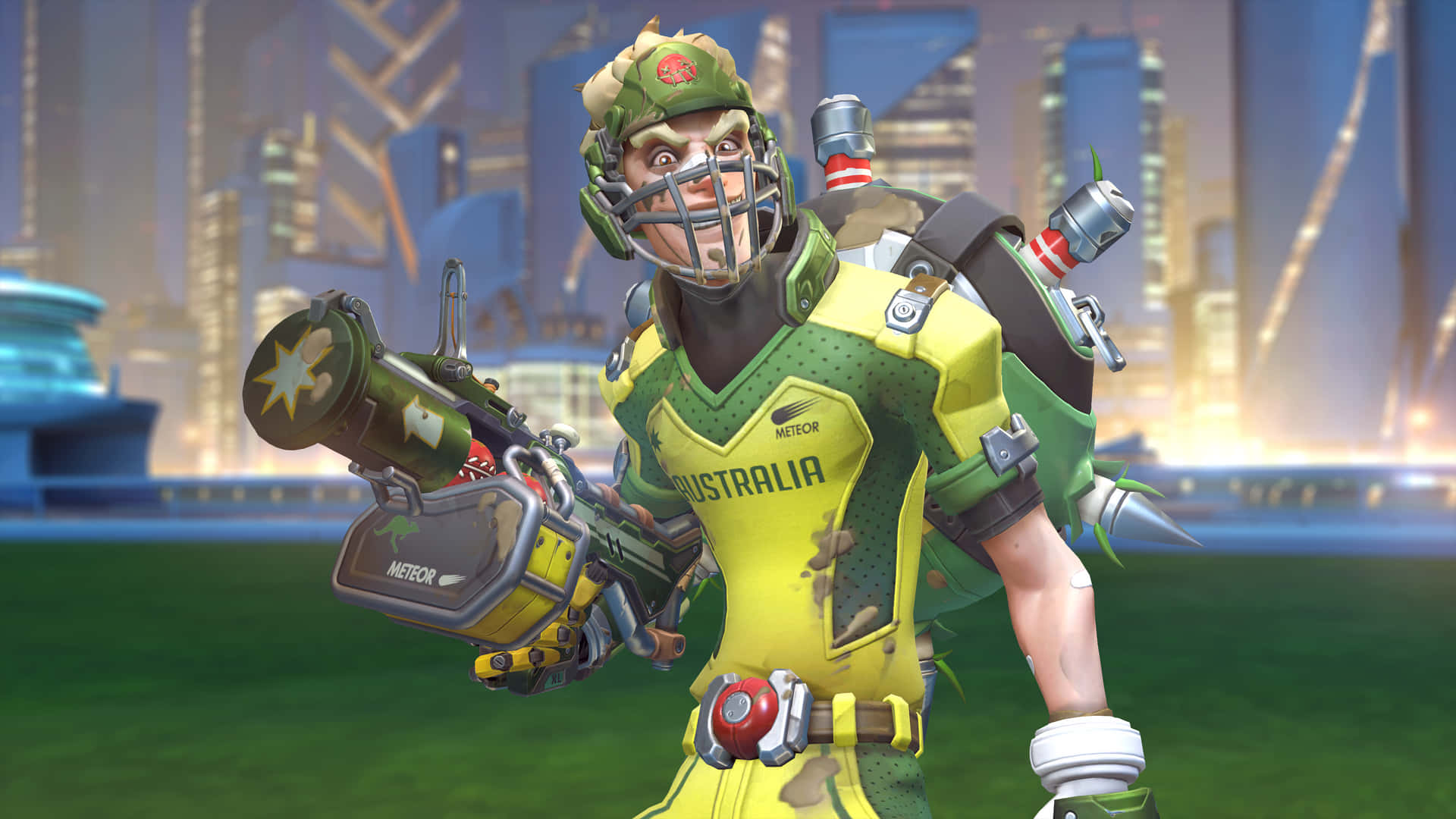 The Mischievous Junkrat Just Wants To Have Fun Background