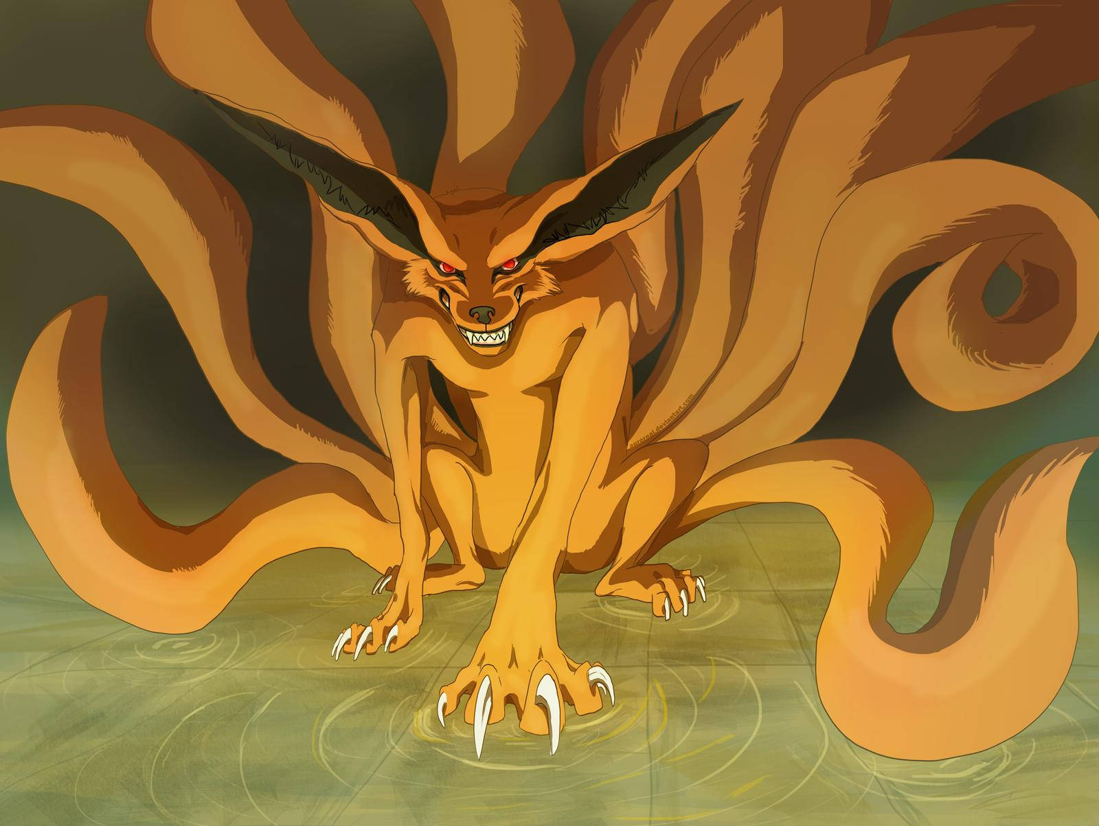The Monster Nine Tailed Fox Background