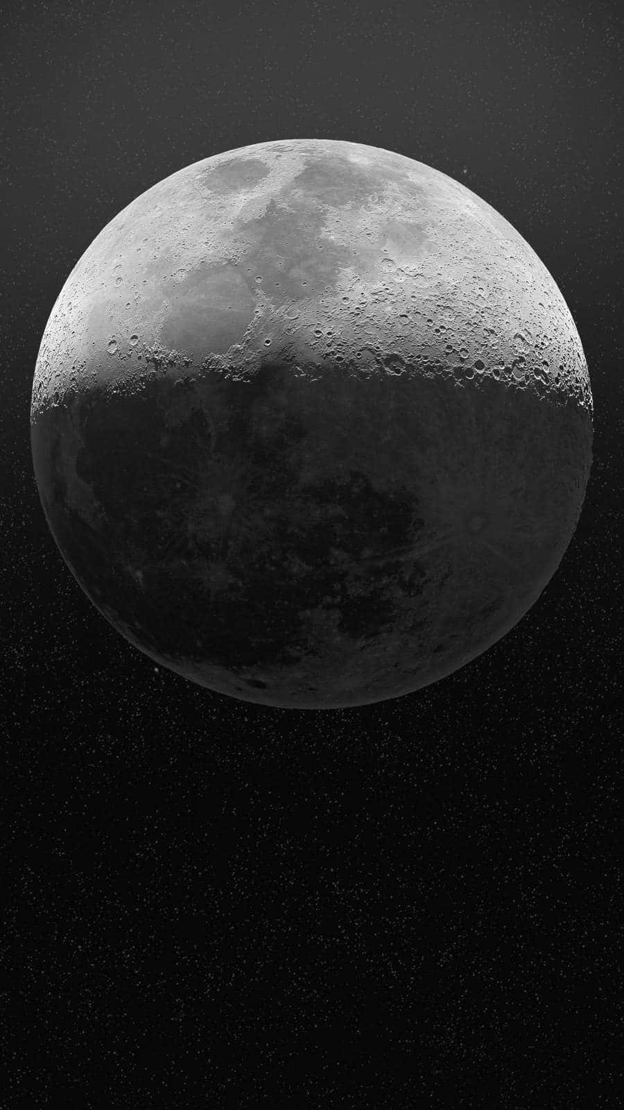 The Moon Craters Iphone Background