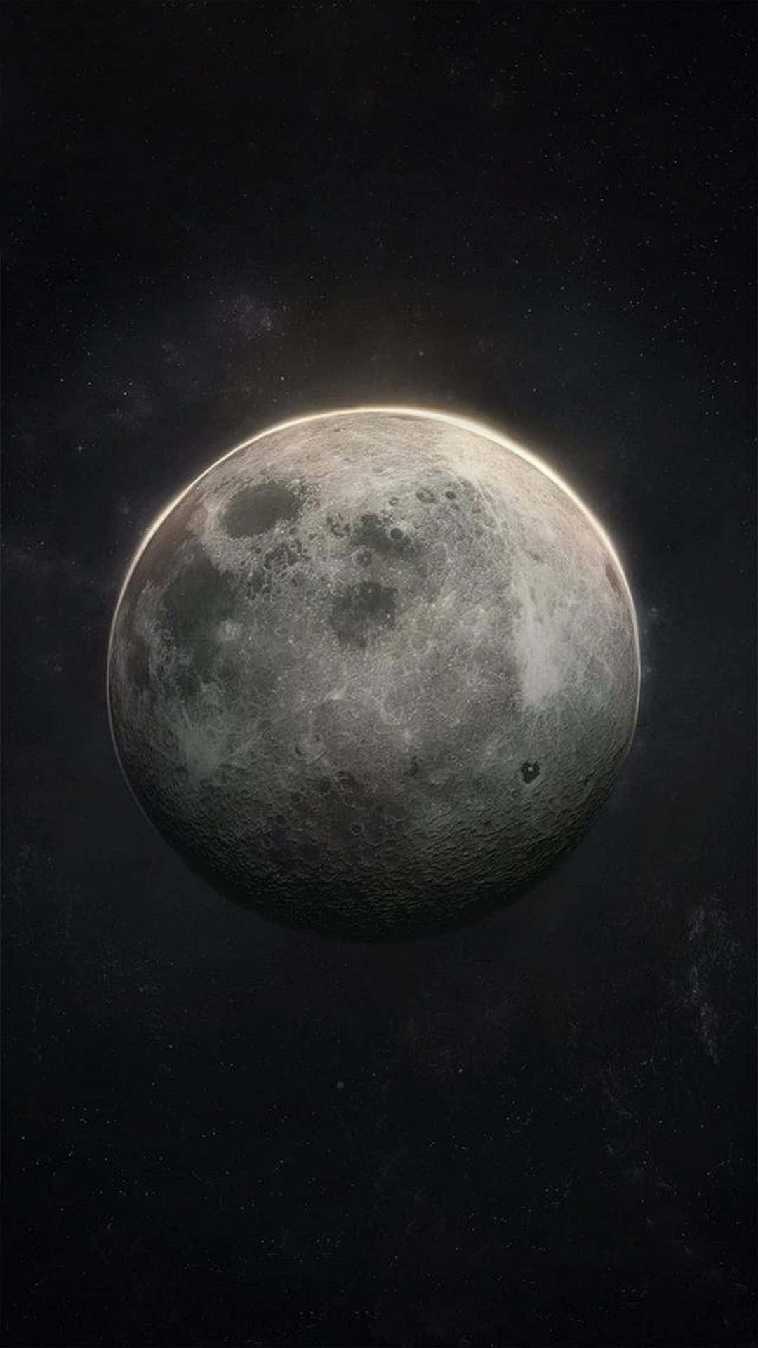 The Moon From Earth Iphone Background