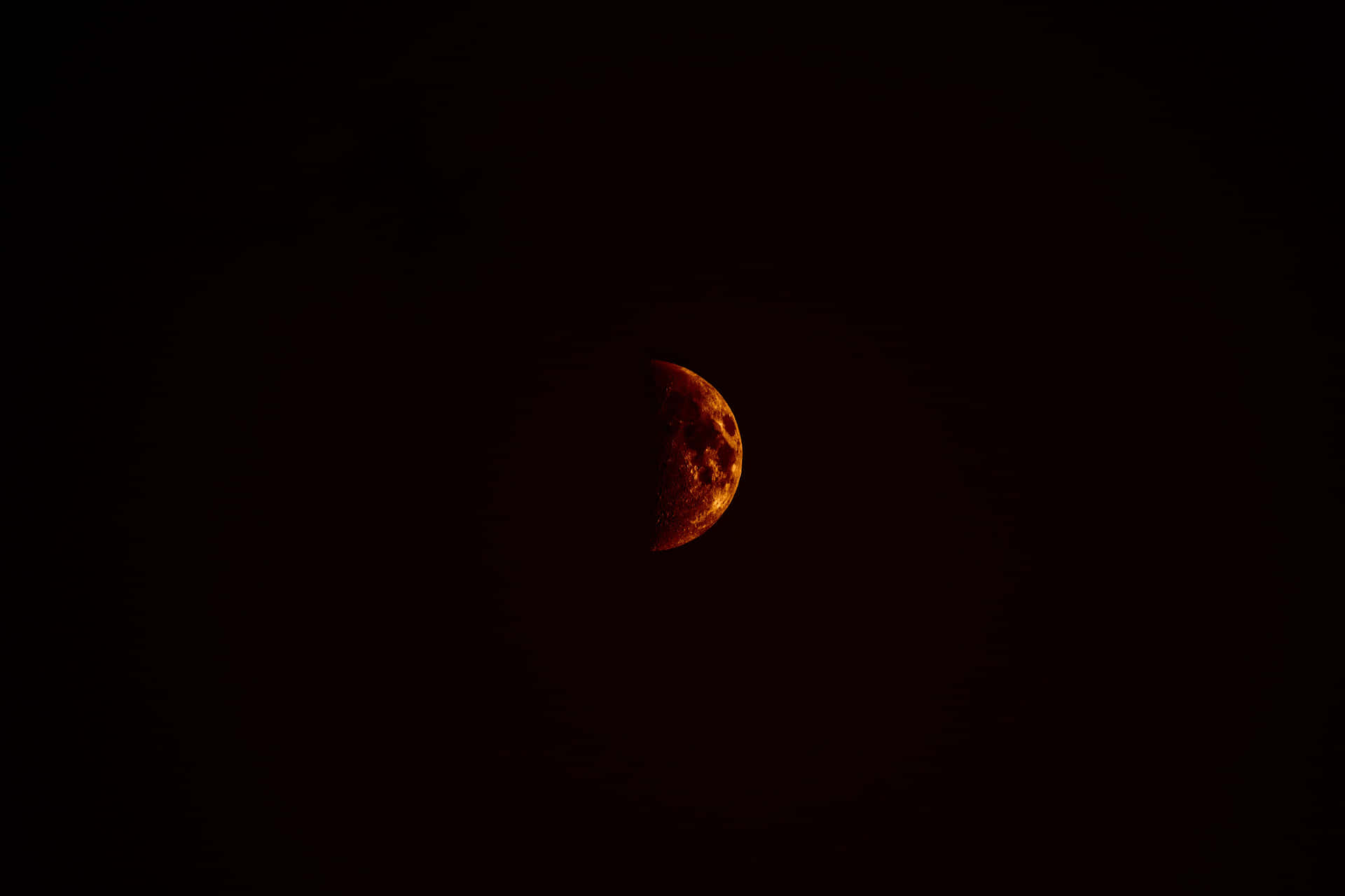 The Moon Is Red Background