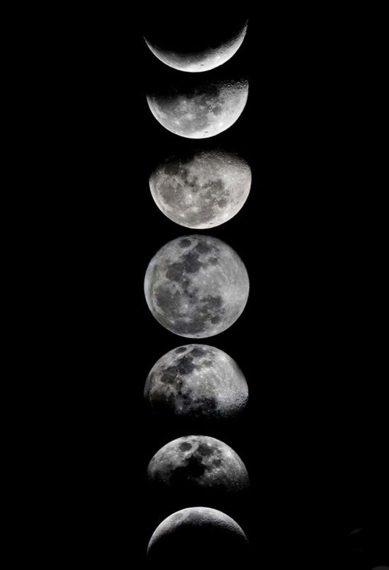 The Moon Phase Iphone Background