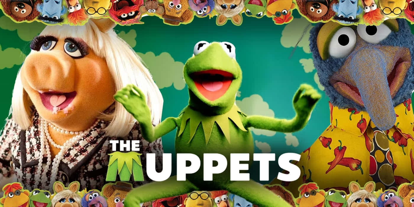 The Muppets Cast Promotional Banner Background