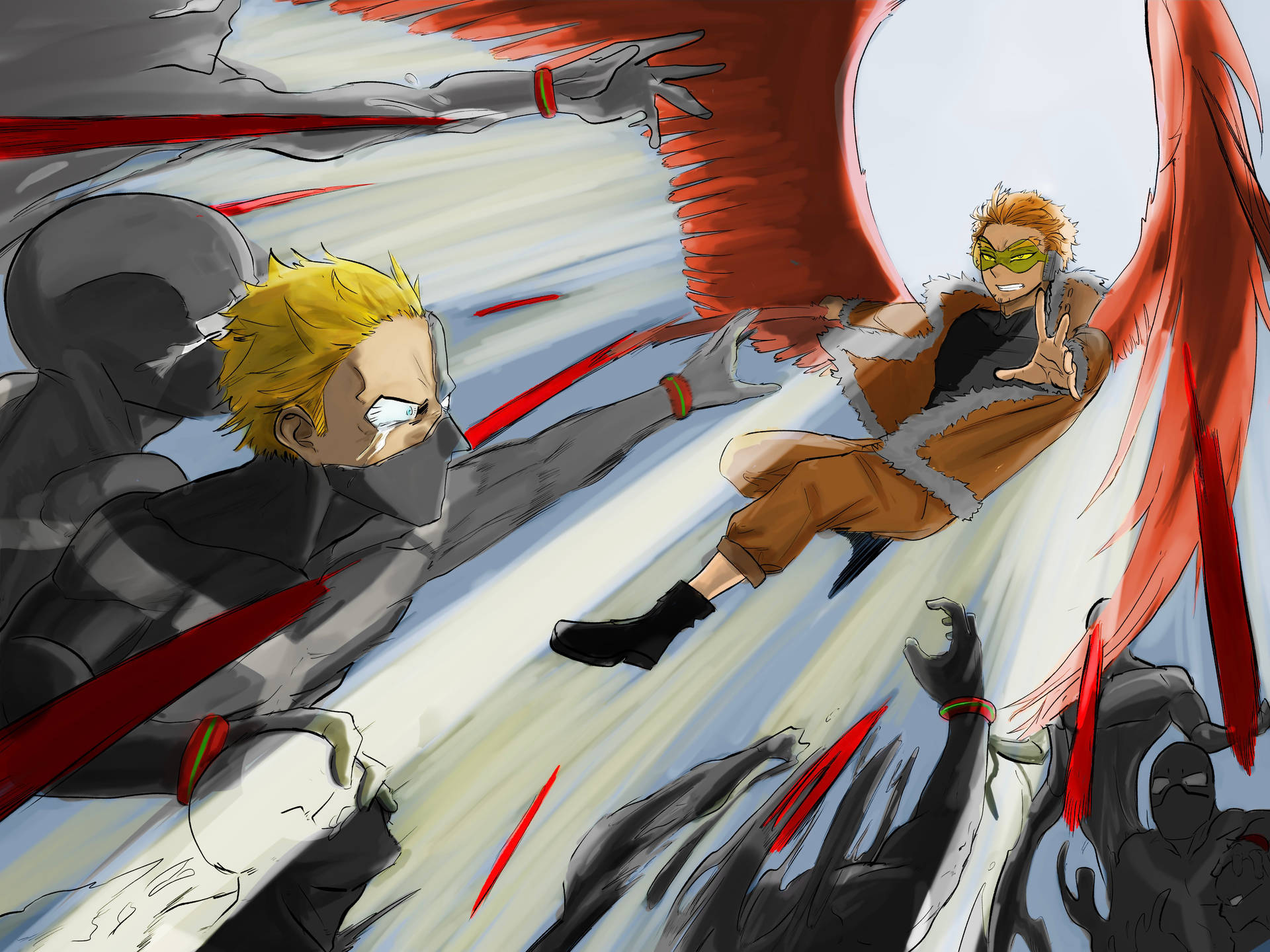 The My Hero Academia Unstoppable, Hawks Background