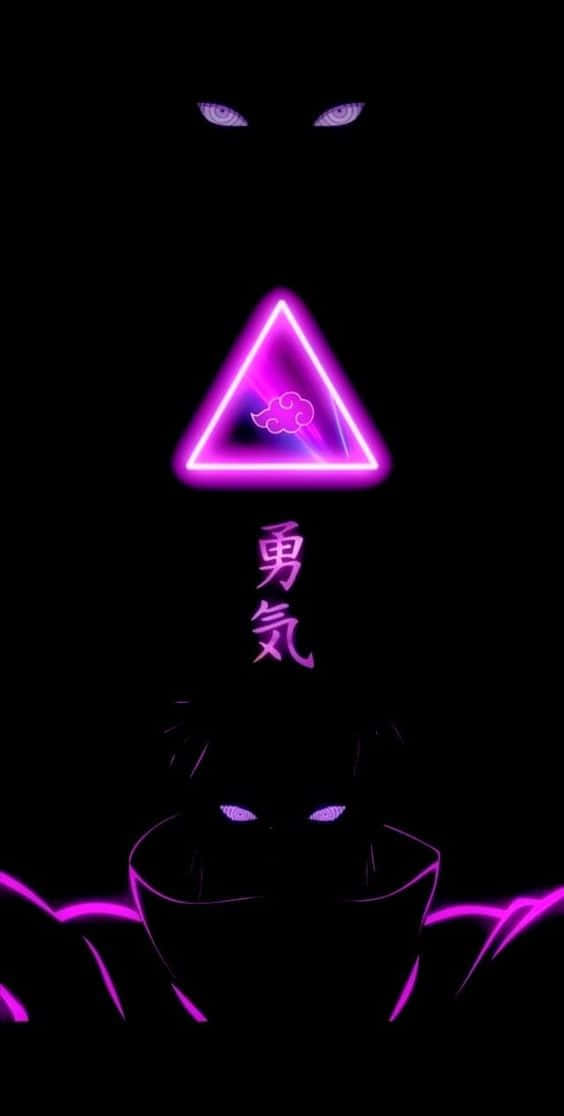 The Mysterious Purple Sasuke Background