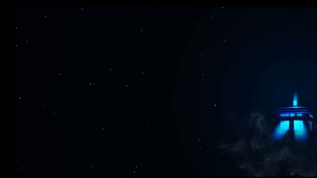 The Mysterious Tardis Stands In All Its Infinite Glory. Background