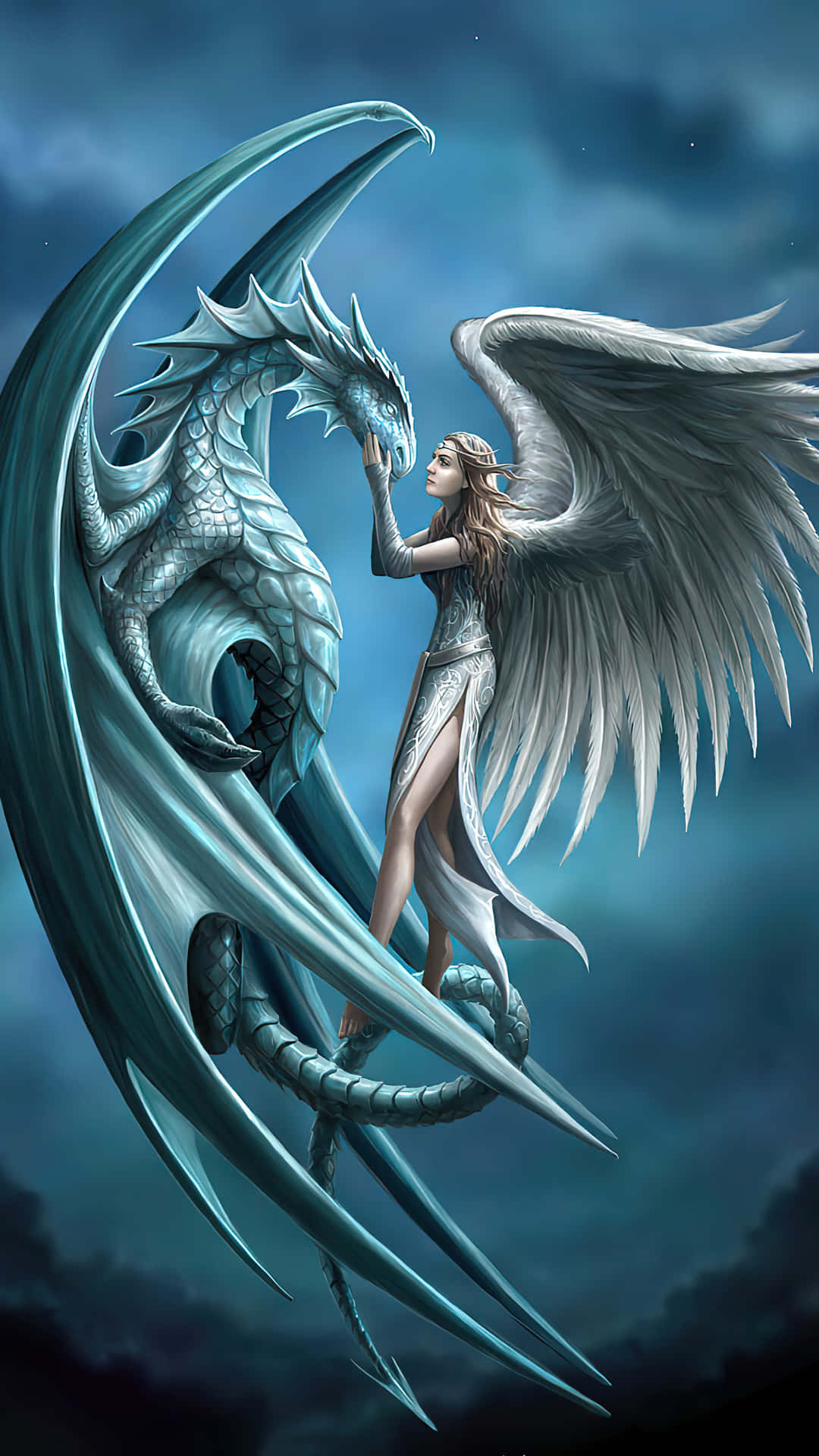 The Mystical Dragon Background