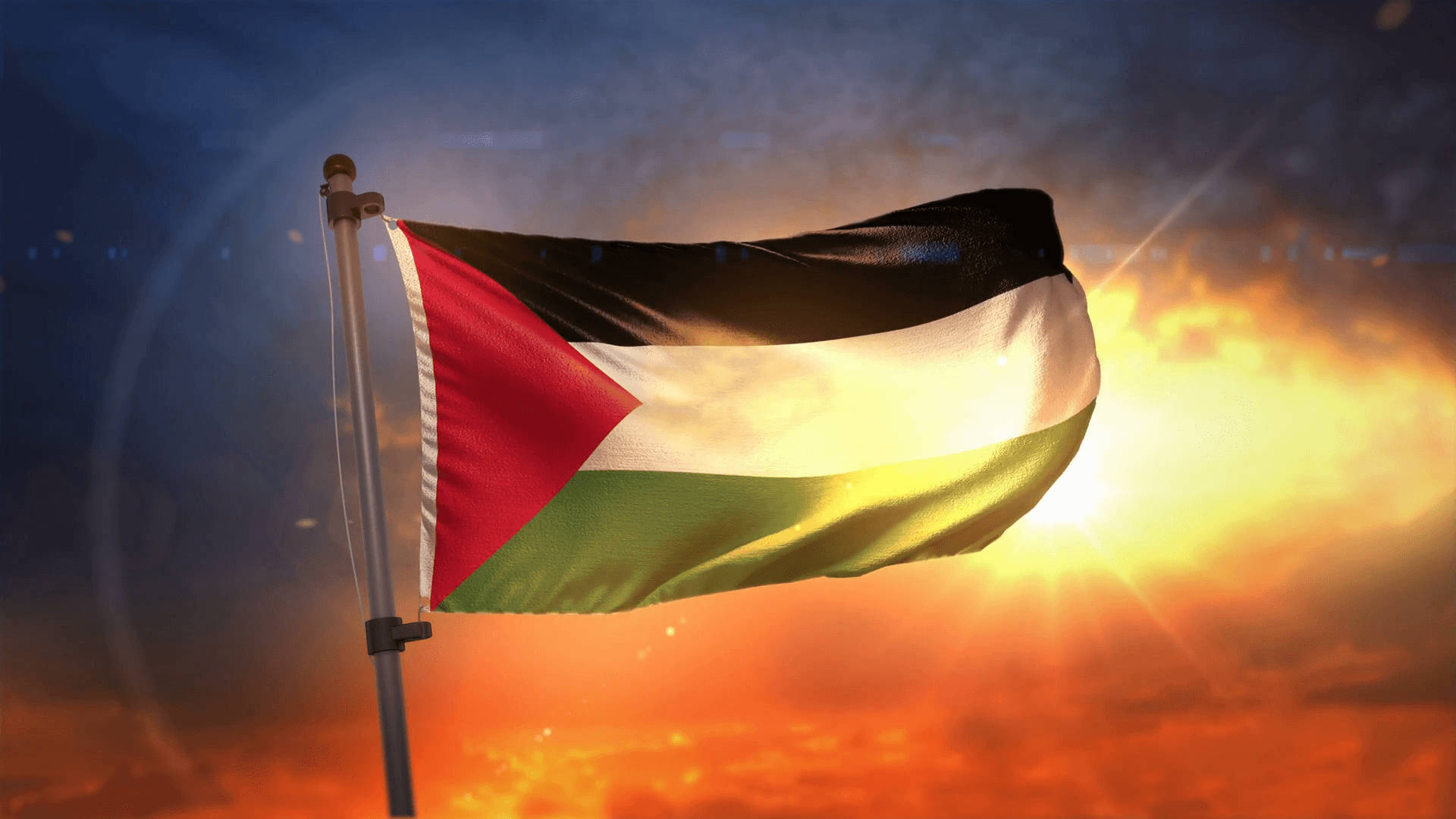 The National Flag Of Palestine