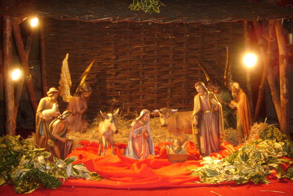 The Nativity Christmas Scenes Background