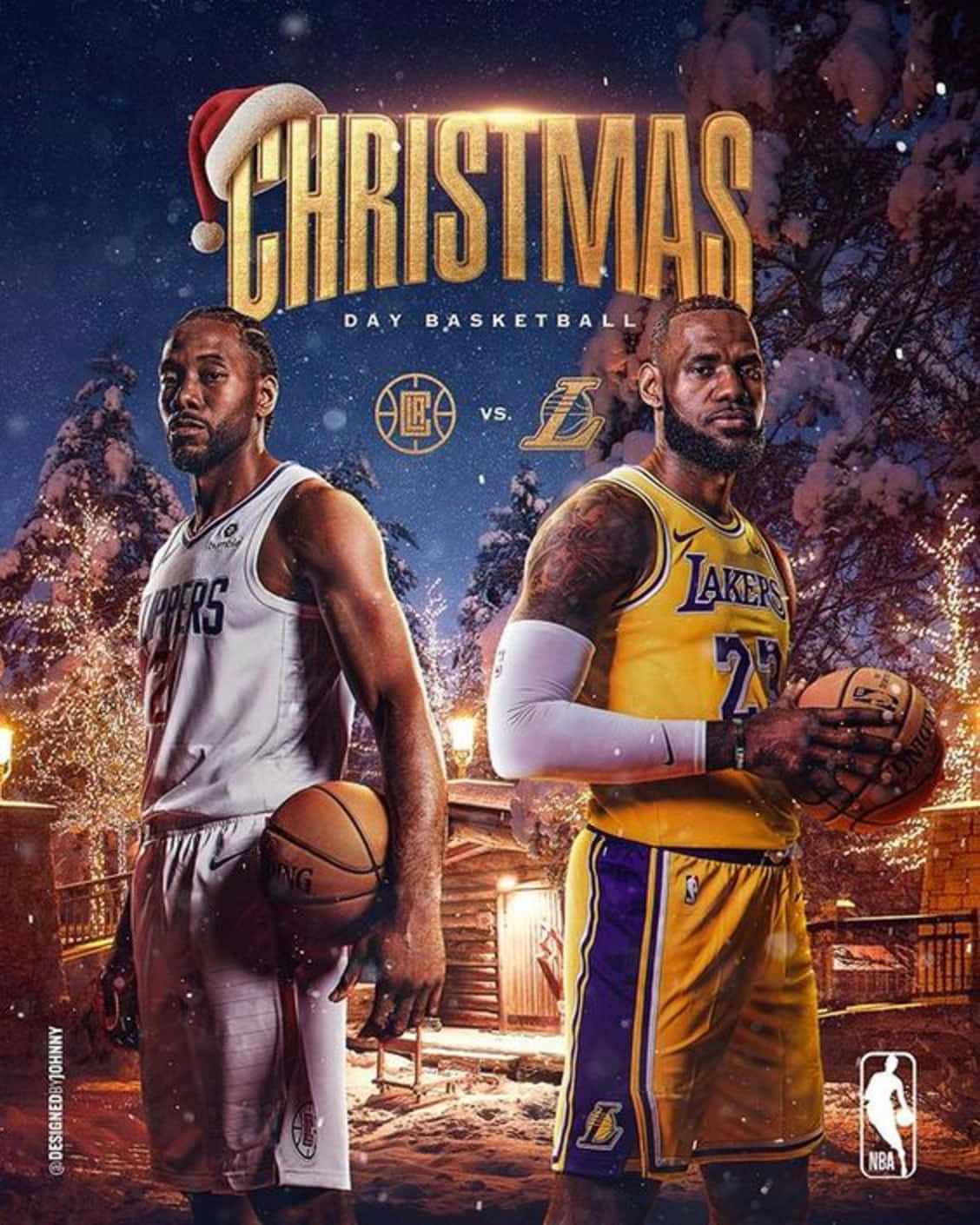 The Nba Celebrates Christmas With All Teams Playing On One Special Day Background