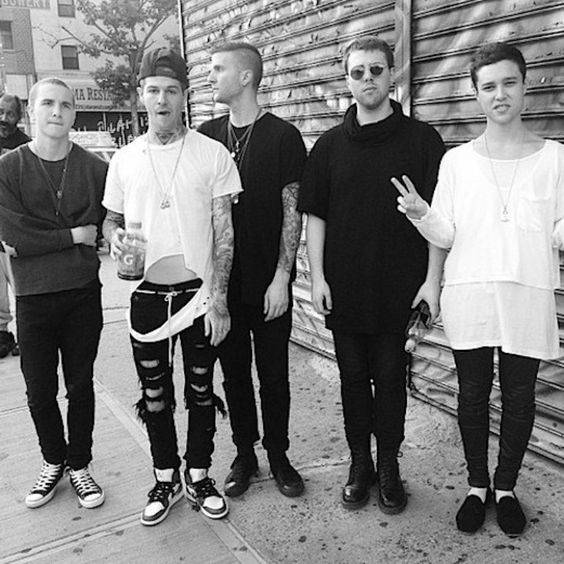 The Neighbourhood In Black And White Background