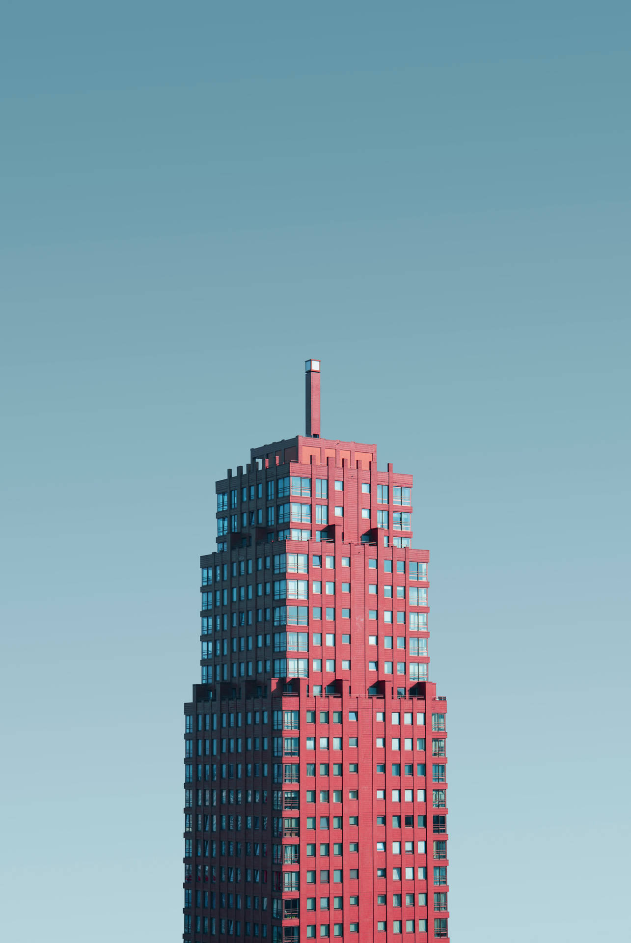 The Netherlands Red Skyscraper