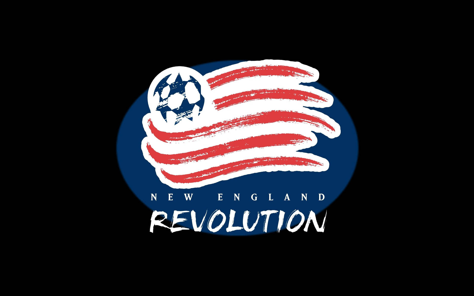 The New England Revolution Soccer Logo Background