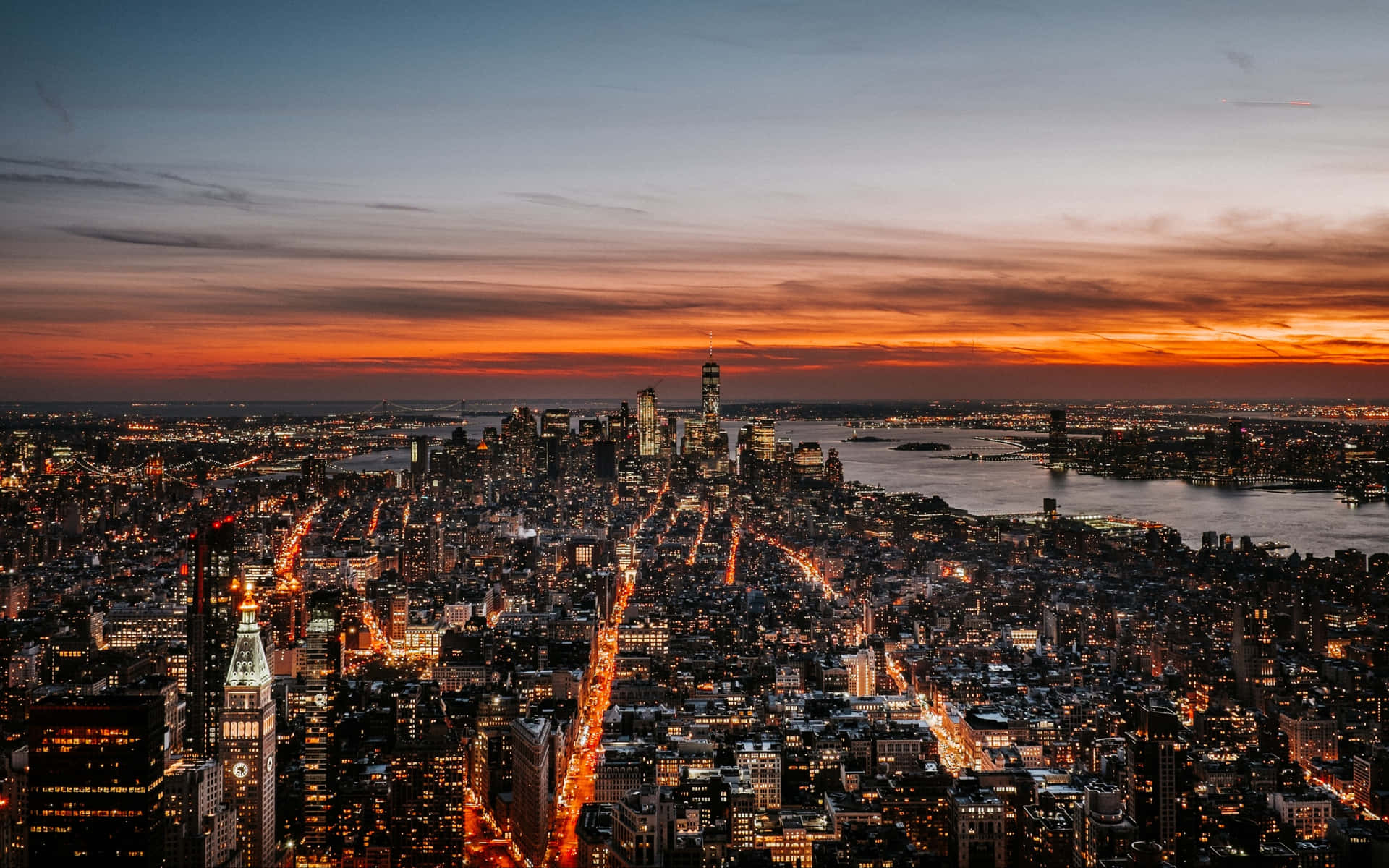 The New York City Skyline In 4k High Definition Background