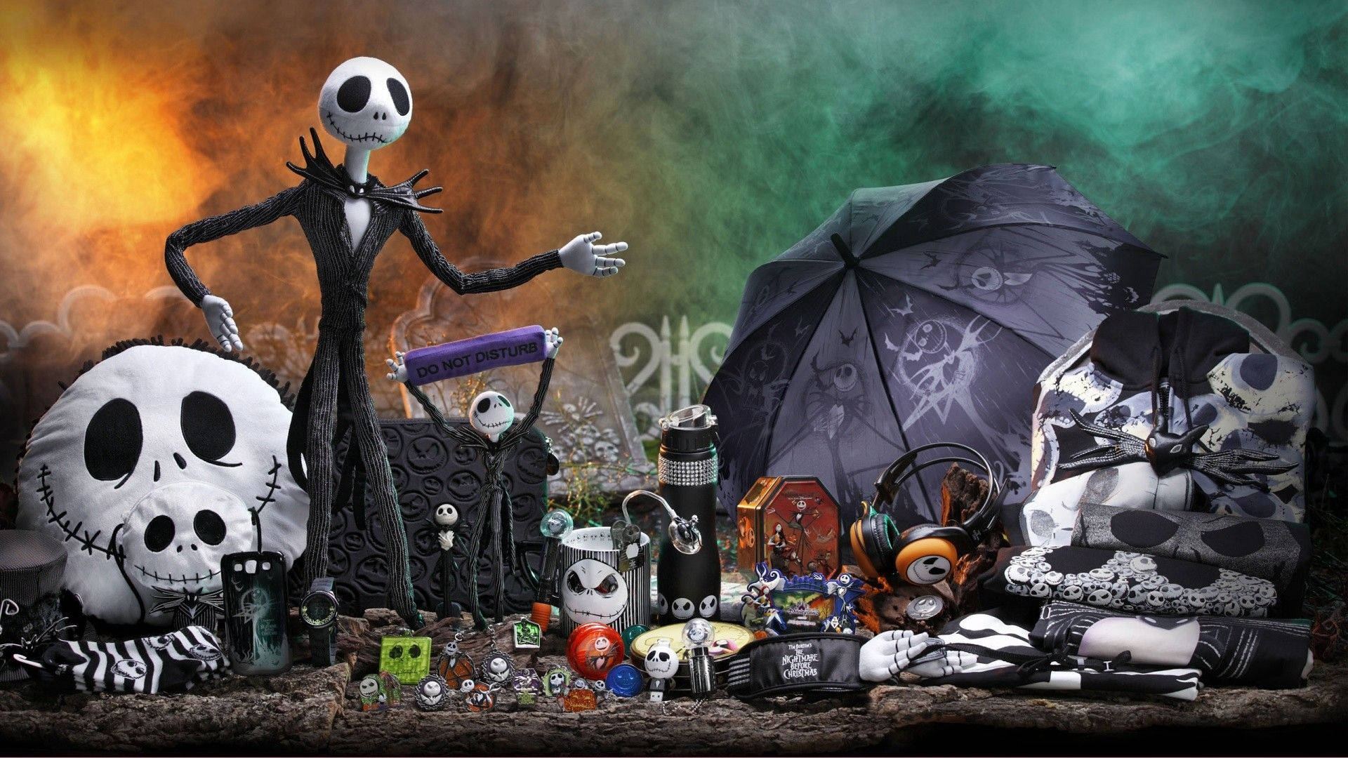 The Nightmare Before Christmas Cool Merchandise Background