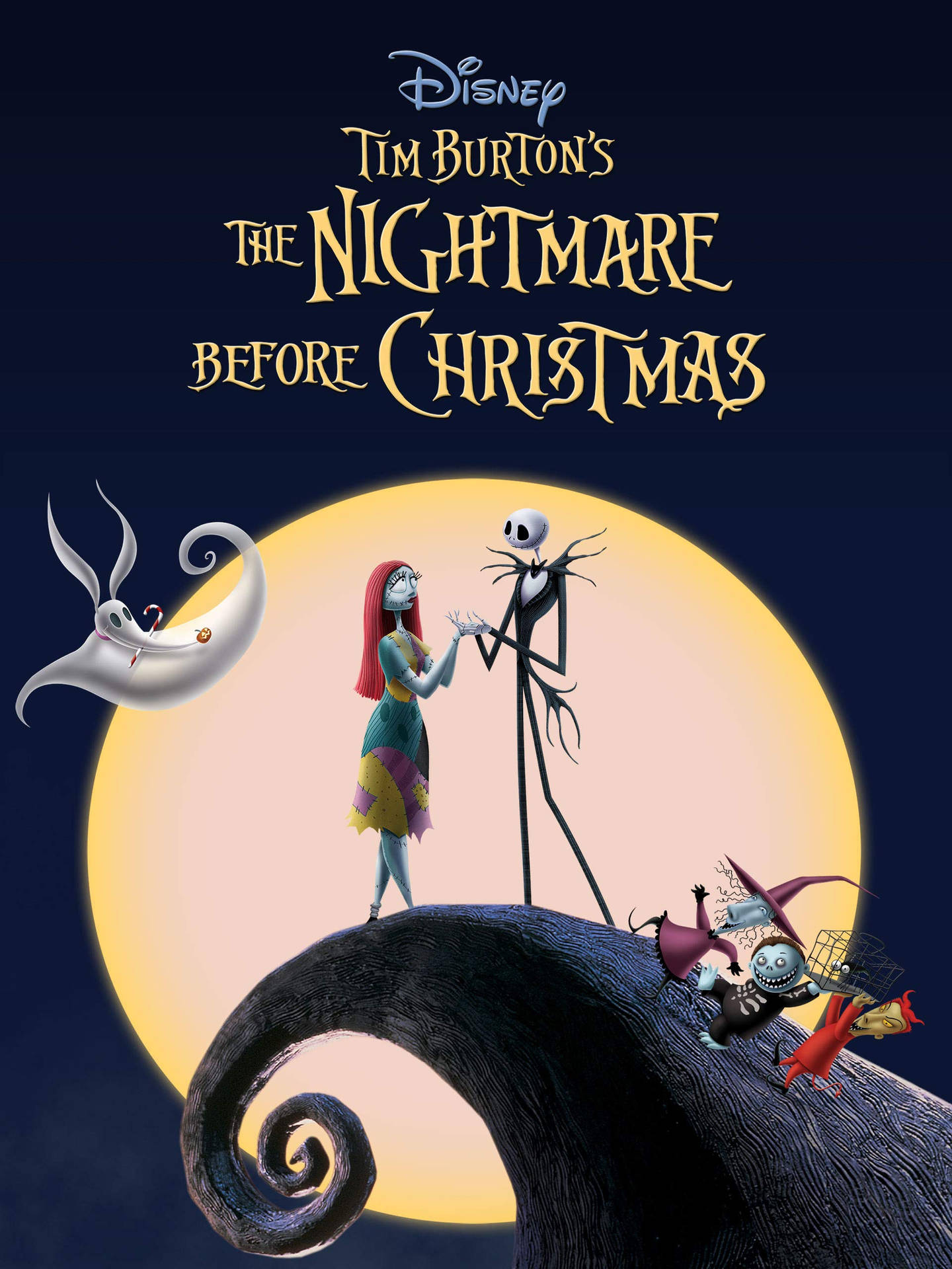 The Nightmare Before Christmas Movie Poster Background