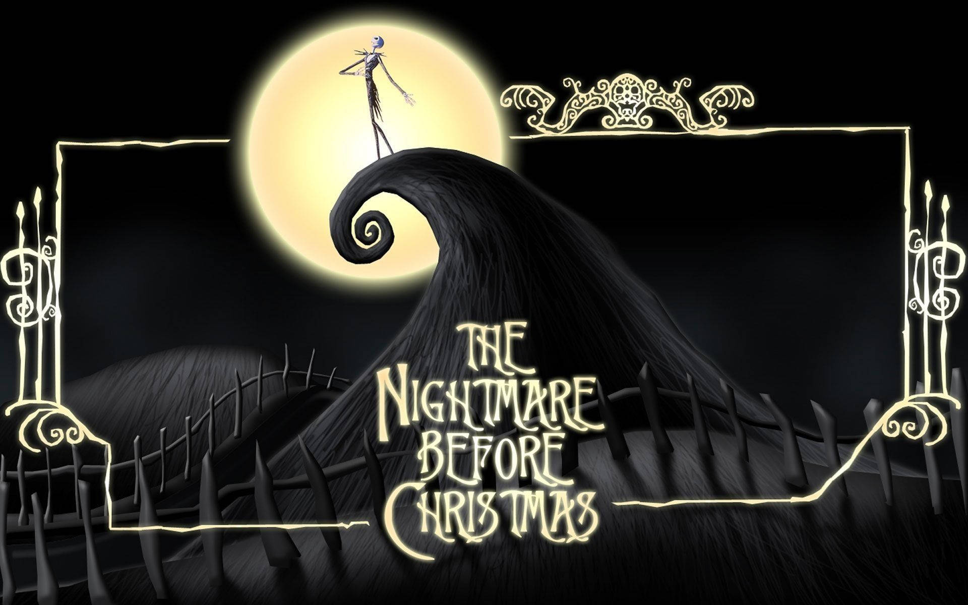 The Nightmare Before Christmas Title Card Background