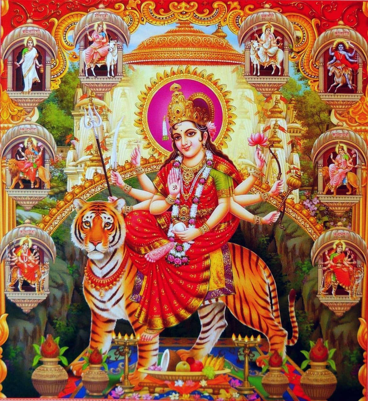 The Nine Avatars Of Durga Devi