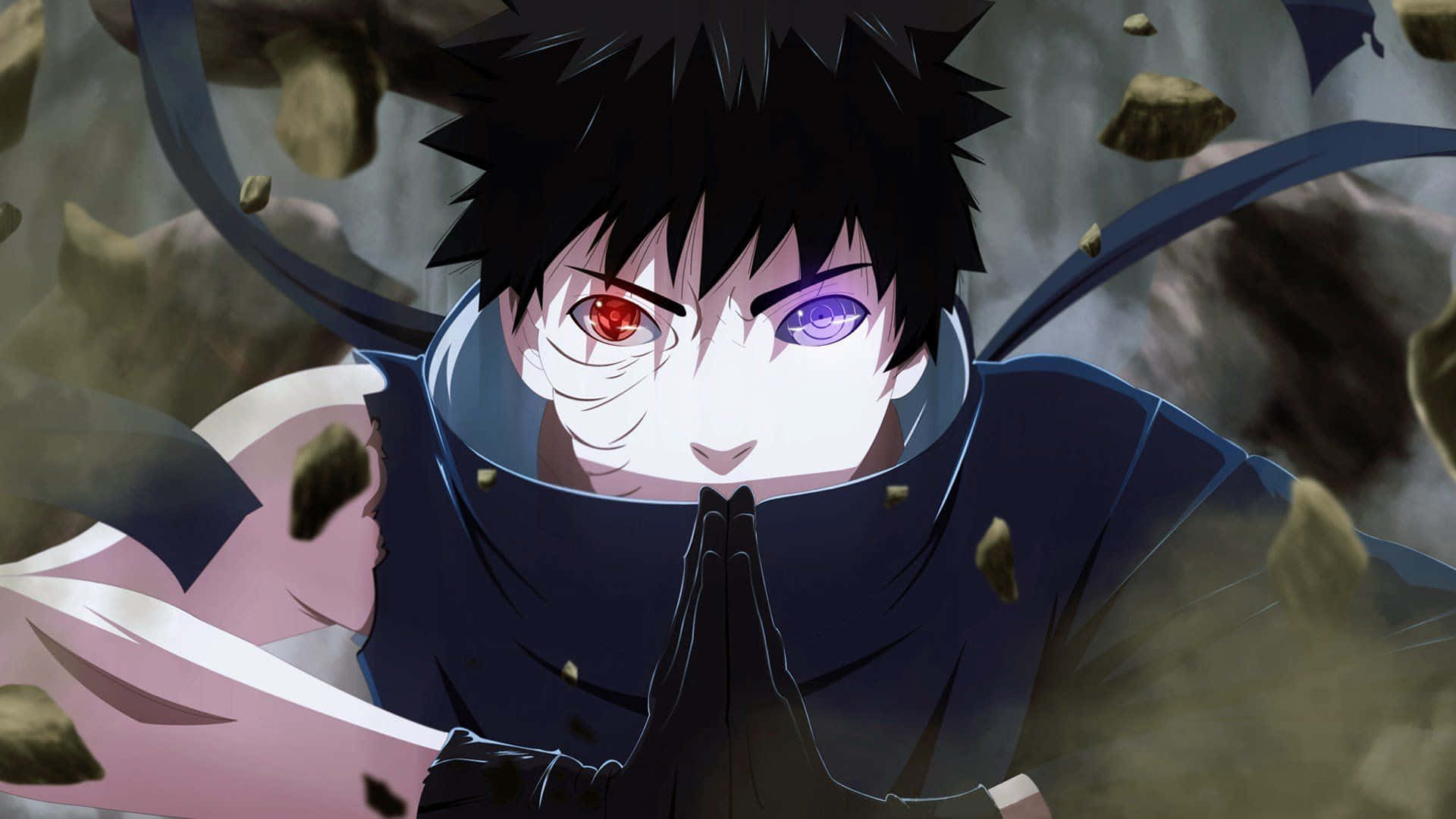 The Obito Mask - An Iconic Symbol Of Japonism And Anime Background