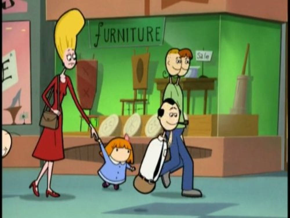 The Oblongs In Front Furniture Shop Background