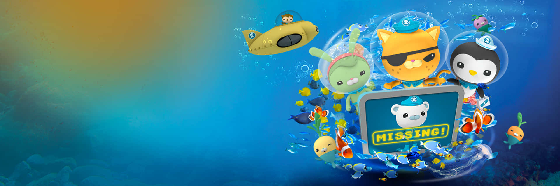 The Octonauts Bravely Explore The Great Sea Background