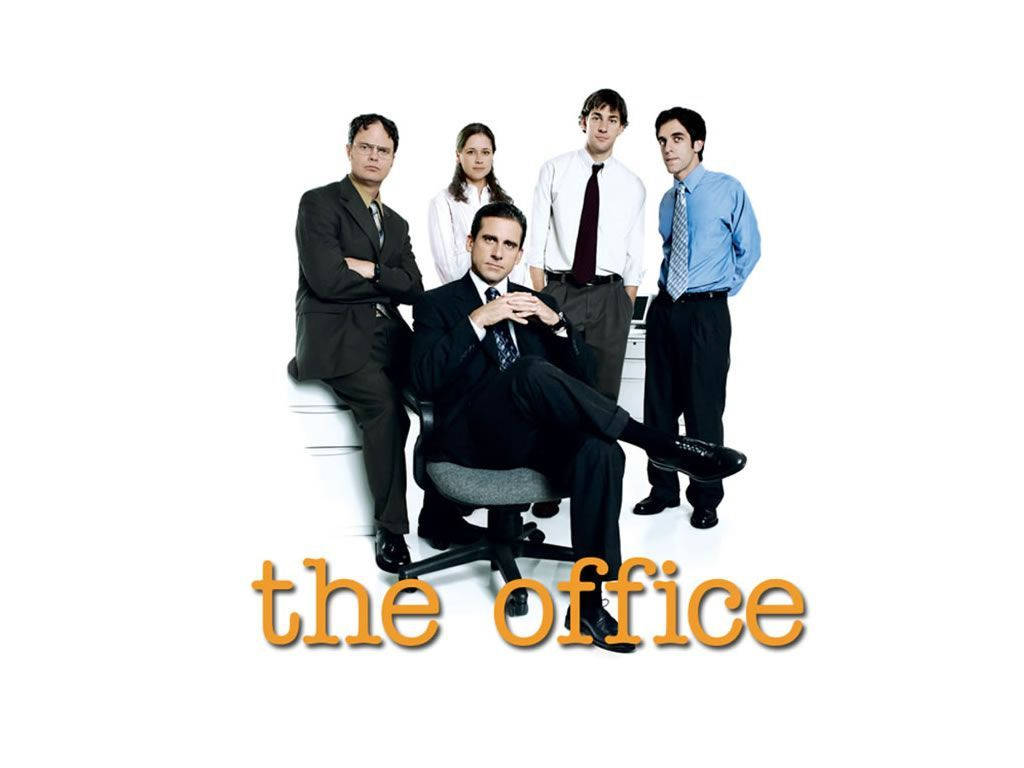 The Office Cast On White