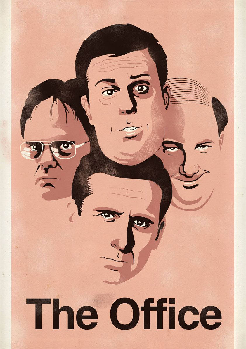 The Office Cast Vintage Poster