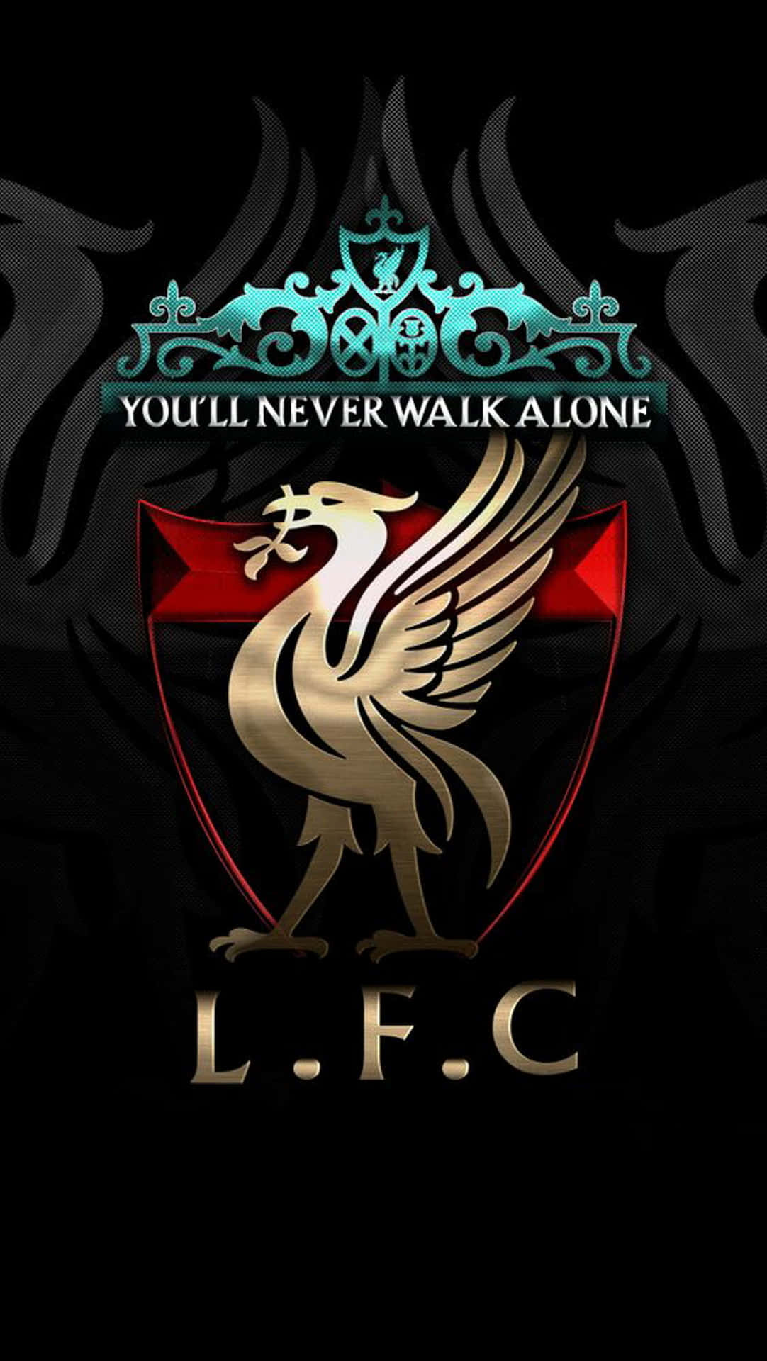 The Official Crest Of England's Premier League Club, Liverpool F.c. Background