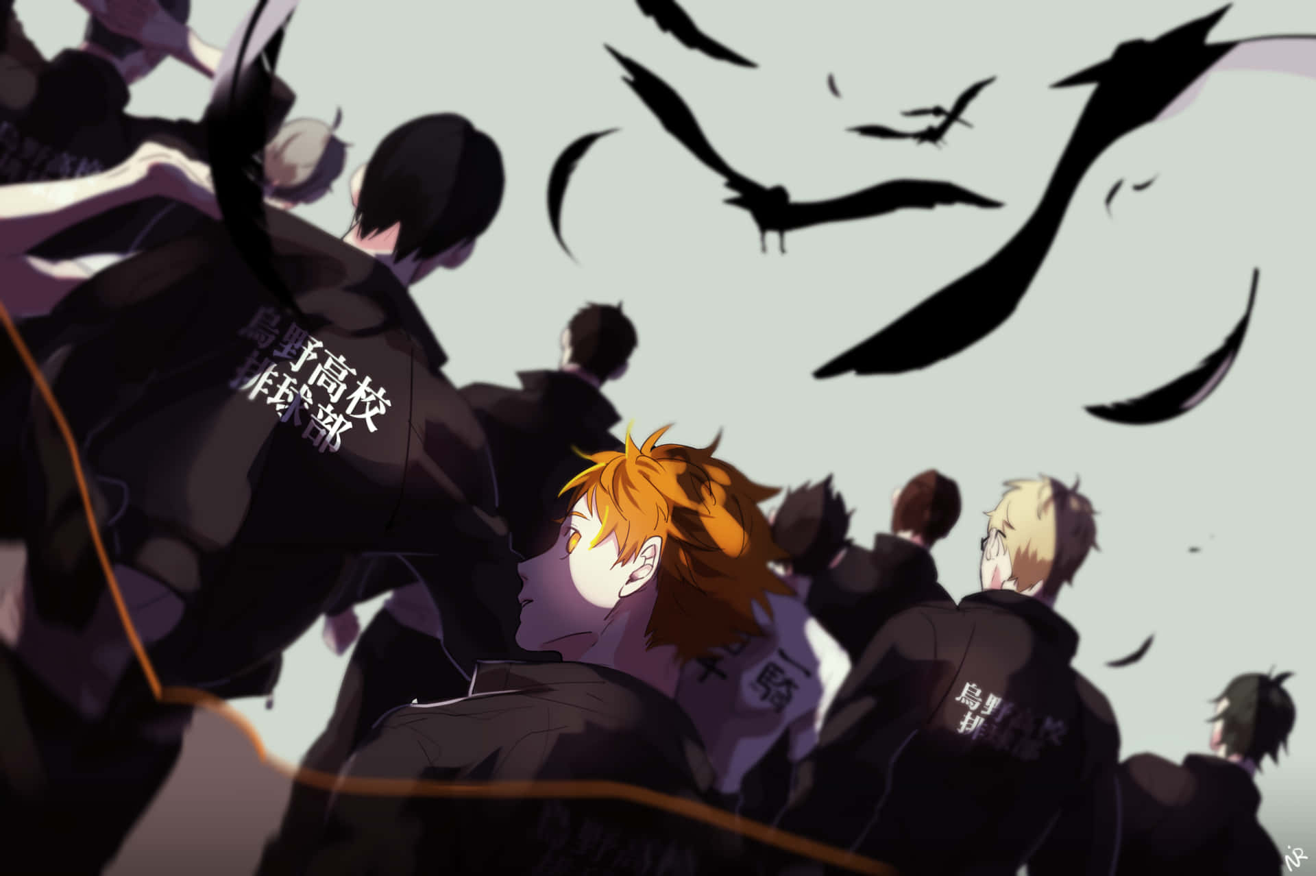 The Official Karasuno High School Volleyball Team Background
