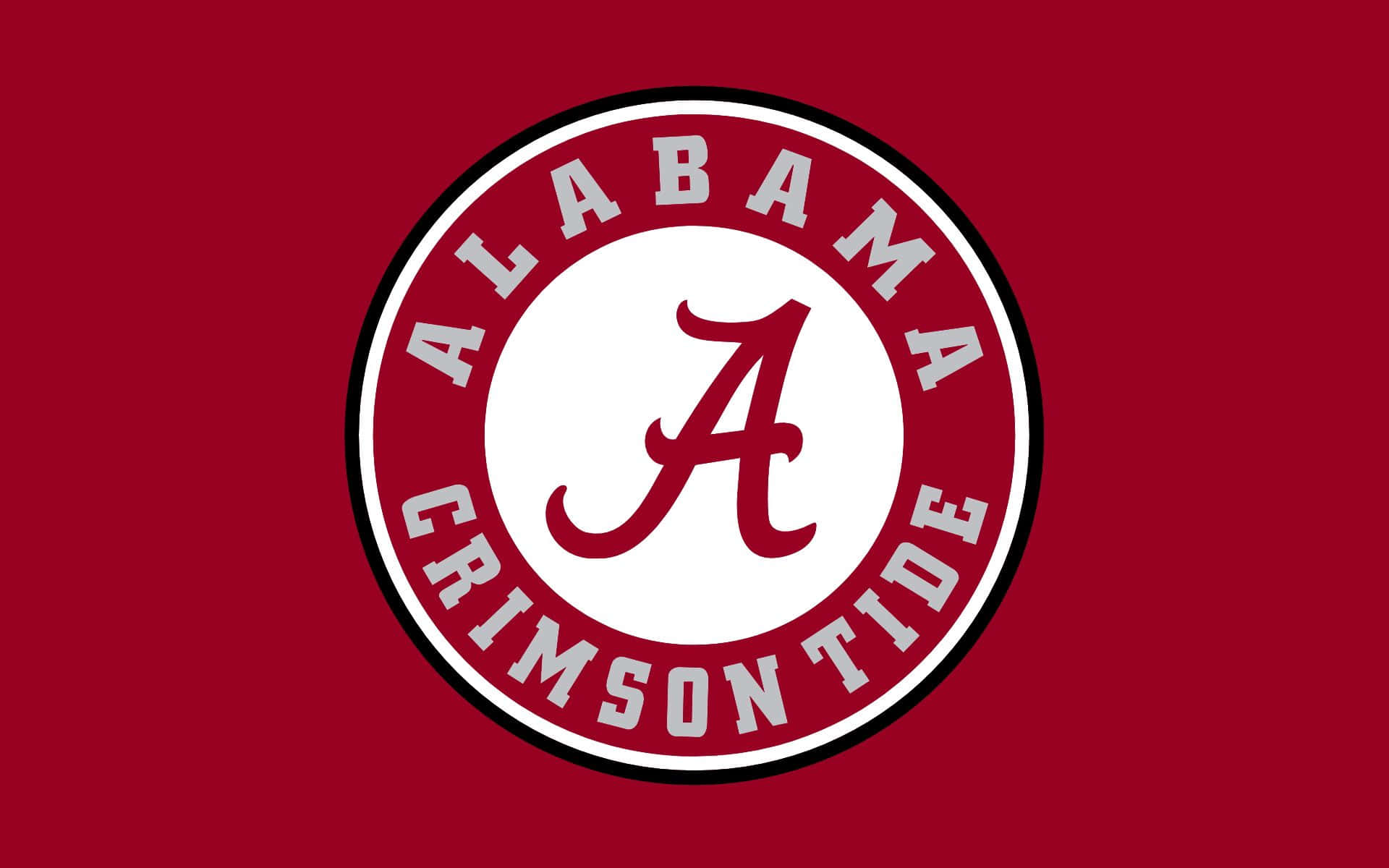 The Official Logo Of Alabama Crimson Tide Football Background