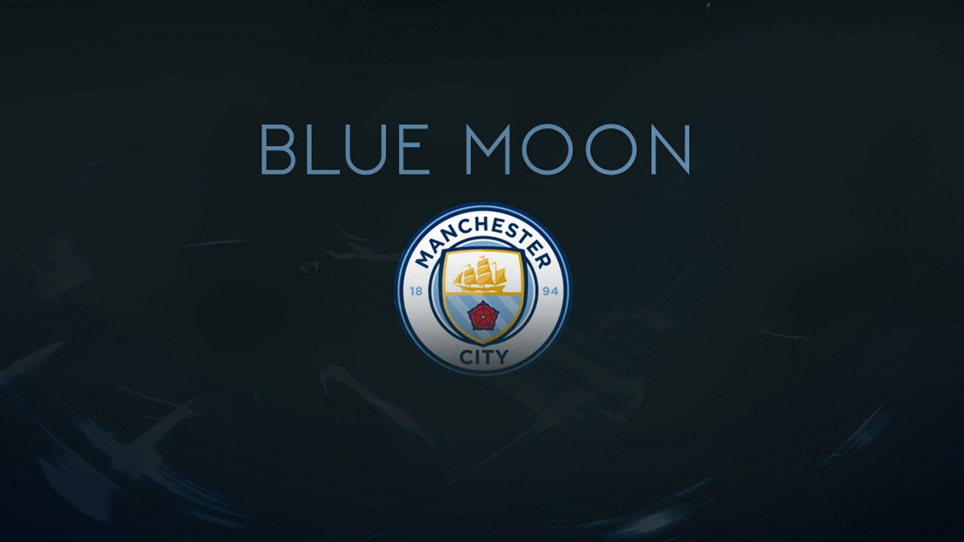 The Official Logo Of Manchester City Football Club Background