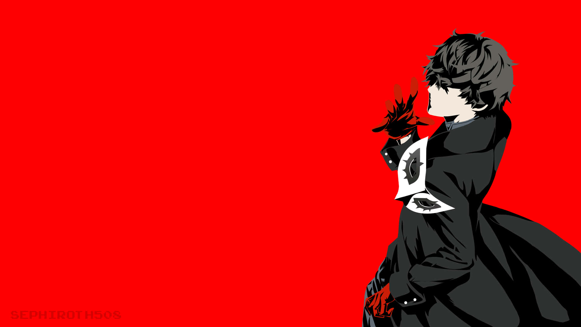 The Official Logo Of Persona 5 Background