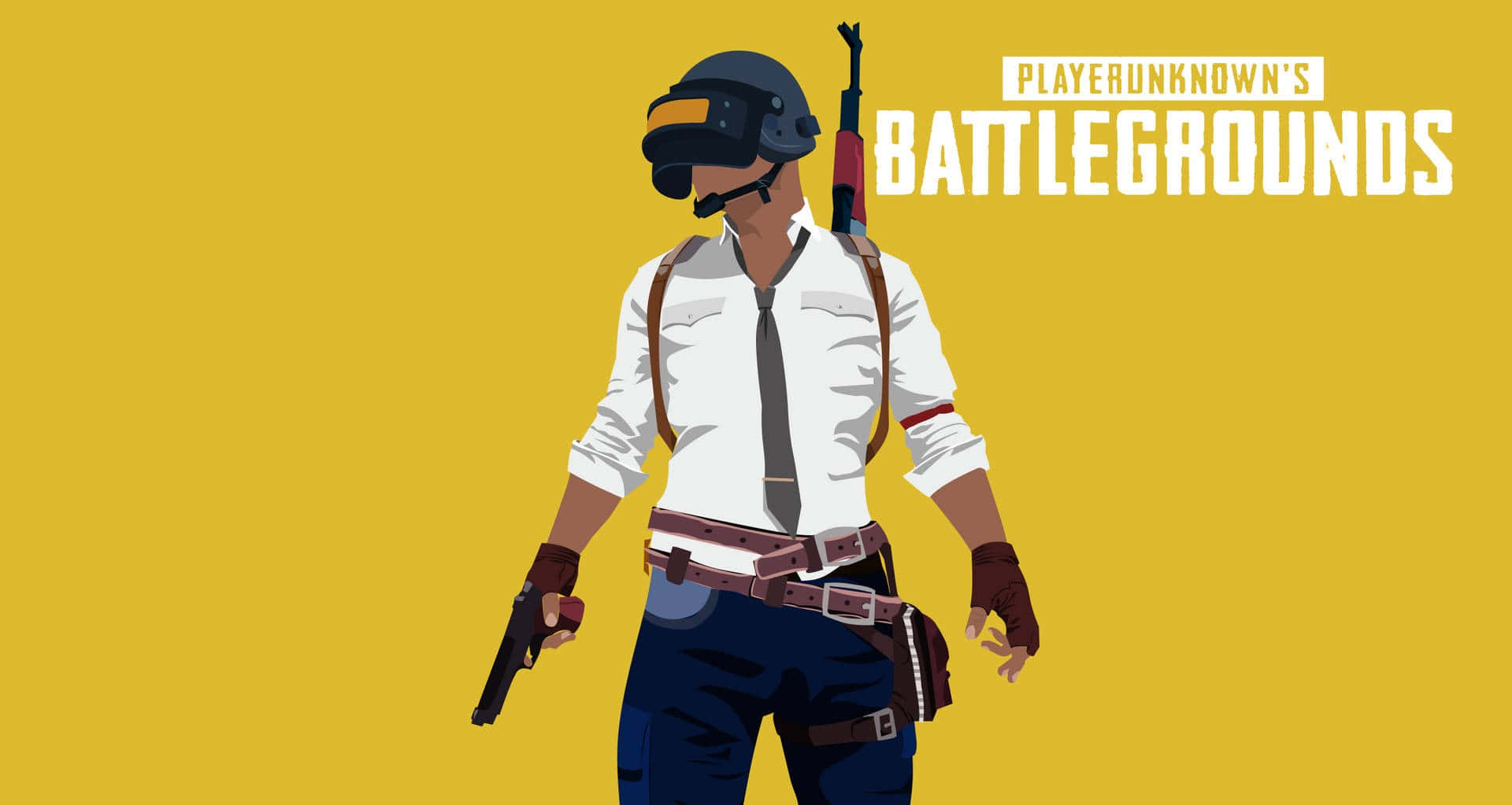 The Official Logo Of Playerunknown's Battlegrounds Background