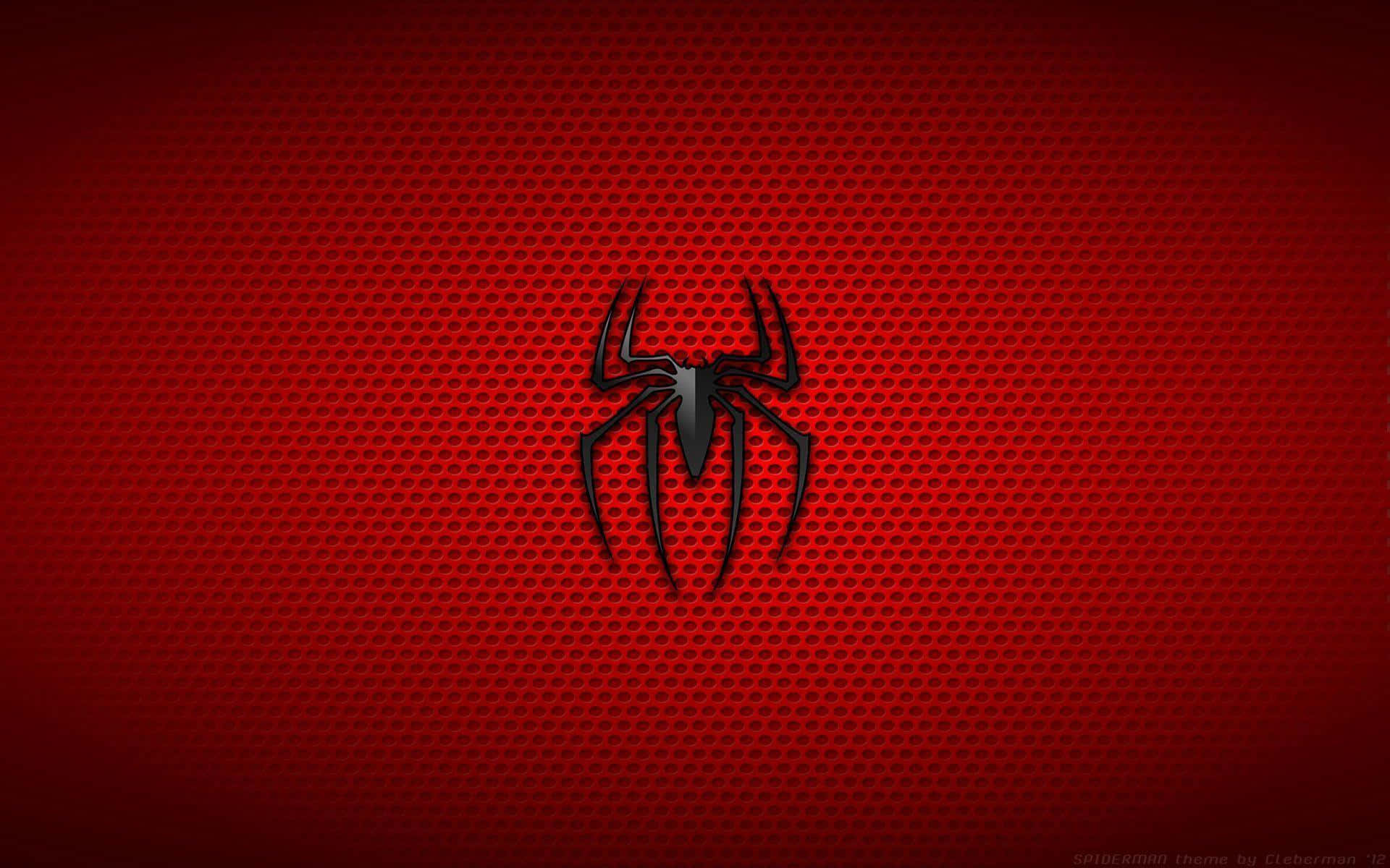 The Official Logo Of Spiderman On The Ps4 Background