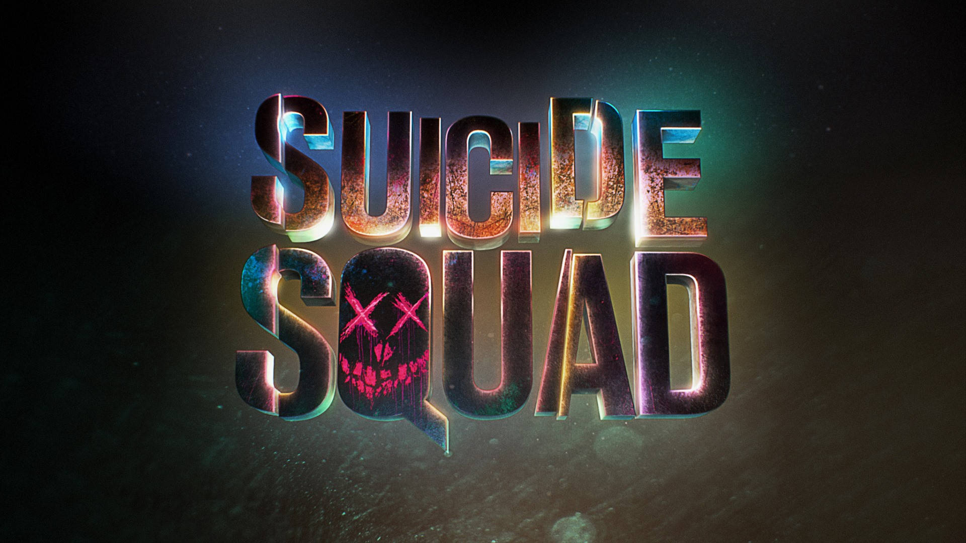 The Official Logo Of Suicide Squad Background
